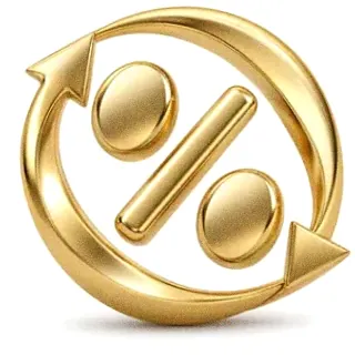 Percent cycle icon — Eq9