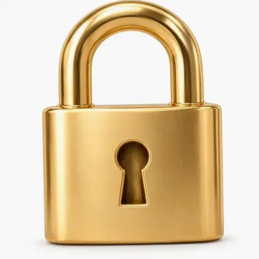 Metal padlock — Eq9