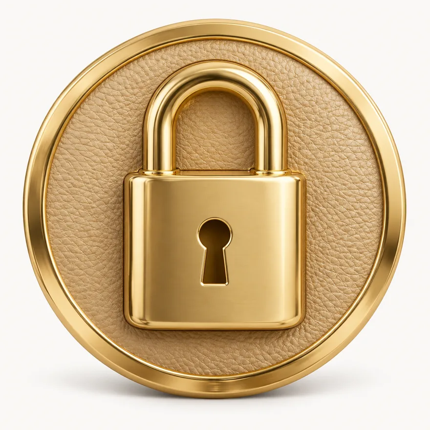 Padlock emblem — Eq9