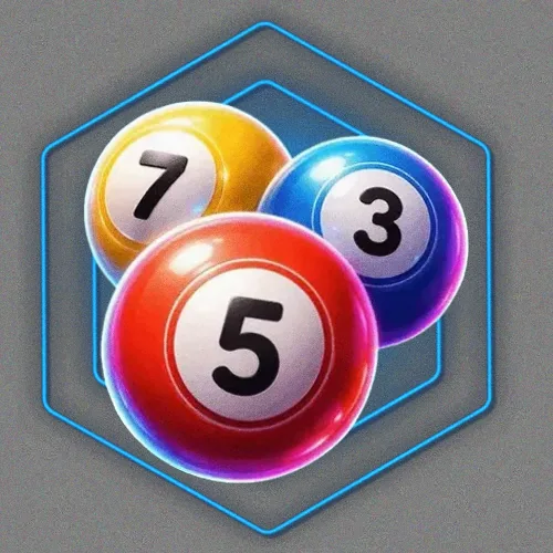 Numbered bingo balls