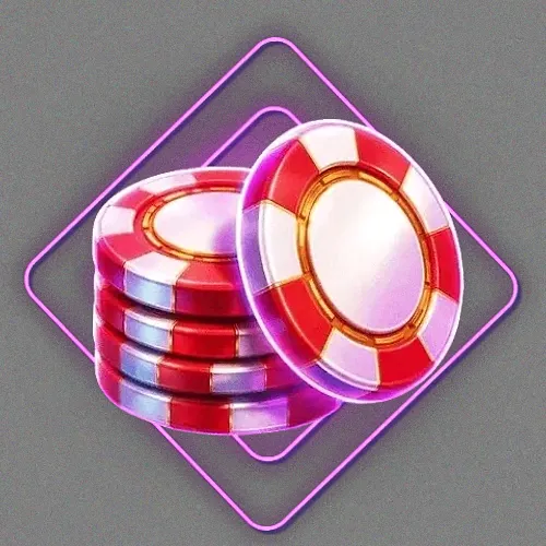 Poker table with cards