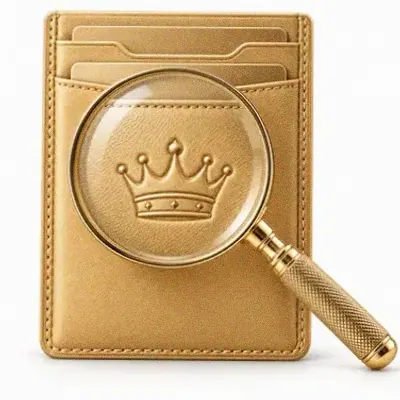 Wallet and magnifier — Eq9