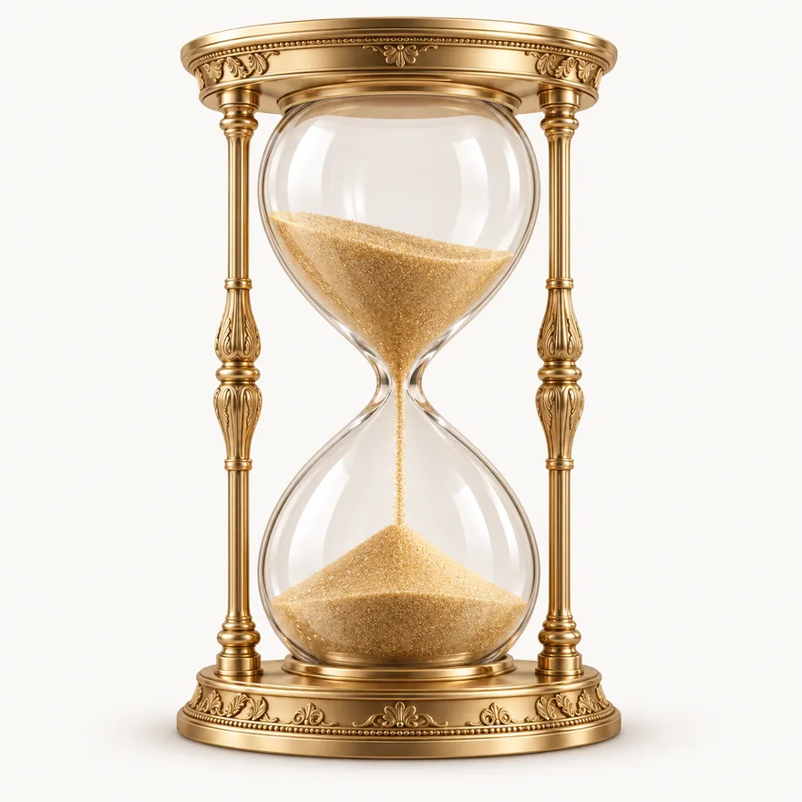 Ornate hourglass — Eq9