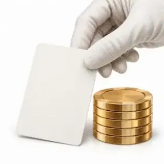 Hand dealing card — Eq9